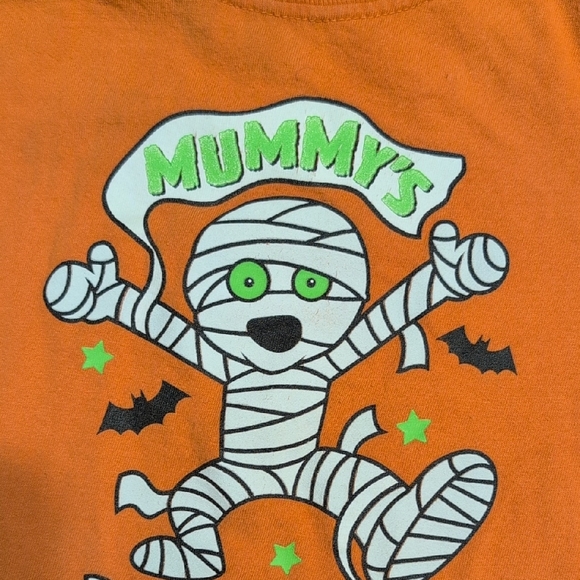 Orange Mummy's Lil' Man Kids T-Shirt - Picture 3 of 4